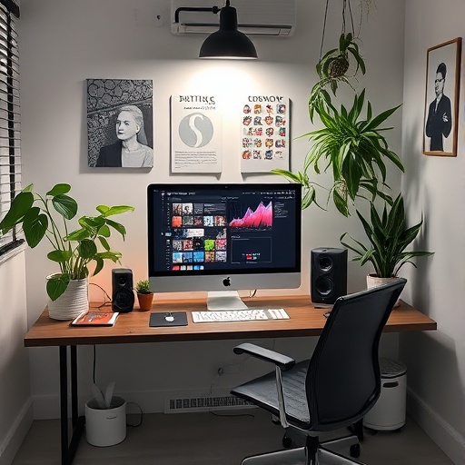 Workspace criativo